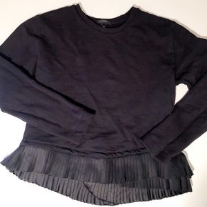 J. Crew Black Sweatshirt Shirt